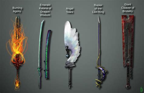 Channeling the Elements: Elemental Names for Magical Swords